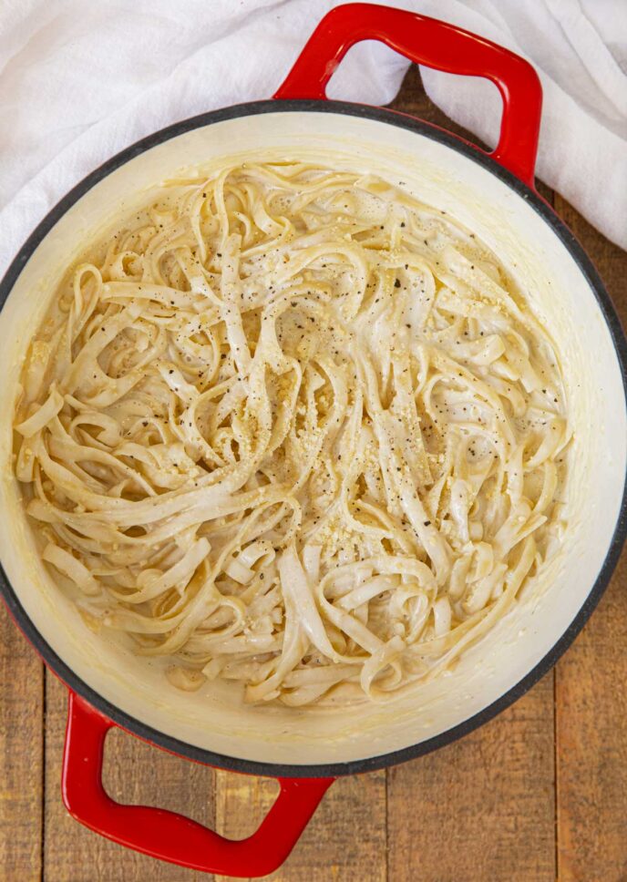 Easy Alfredo Sauce W Cream Cheese Recipe Dinner Then Dessert