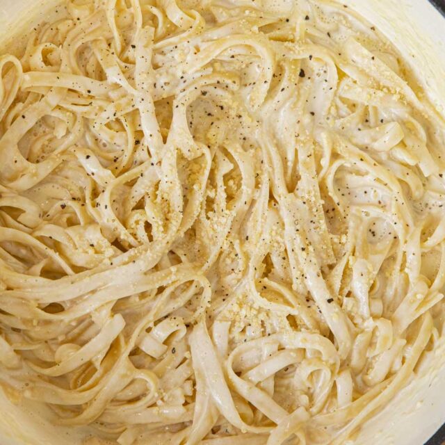 Easy Alfredo Sauce (w/Cream Cheese) Recipe Dinner, then Dessert