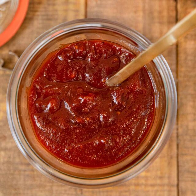 Homemade BBQ Sauce in bowl