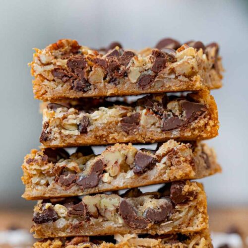 Easy Five Layer Bars Recipe - Dinner, then Dessert