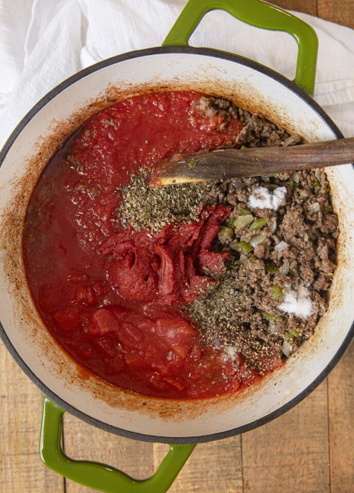 Meat Sauce Ingredients