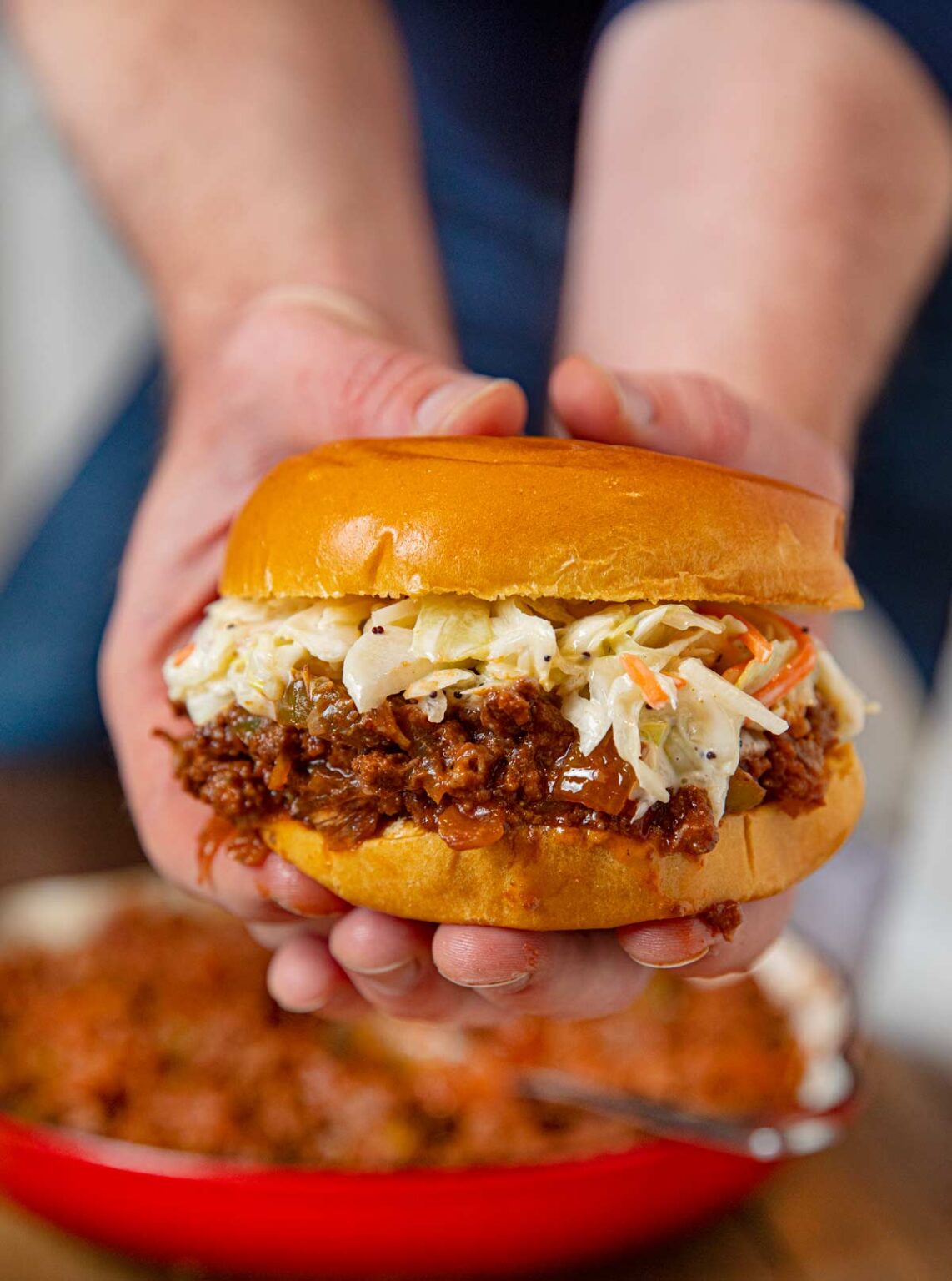 Memphis BBQ Sloppy Joes - Dinner, Then Dessert