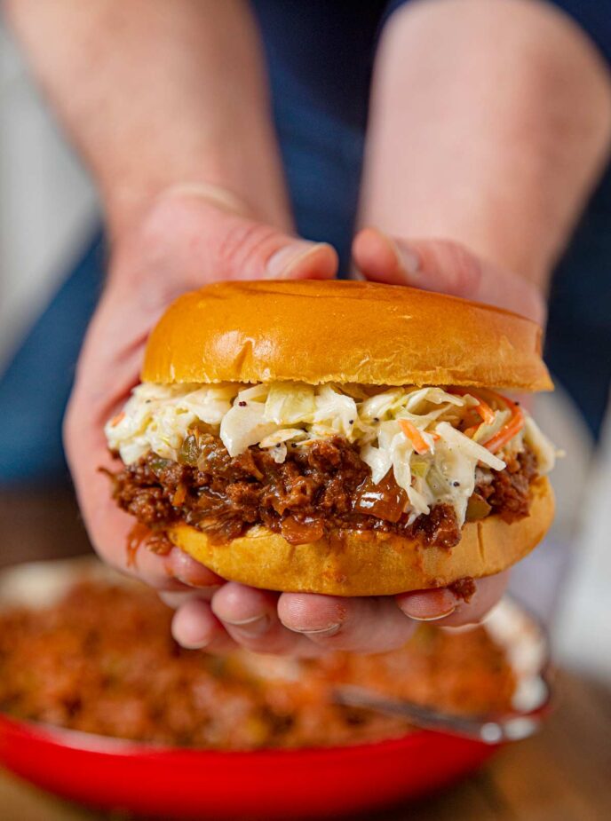 Memphis Sloppy Joes with Slaw