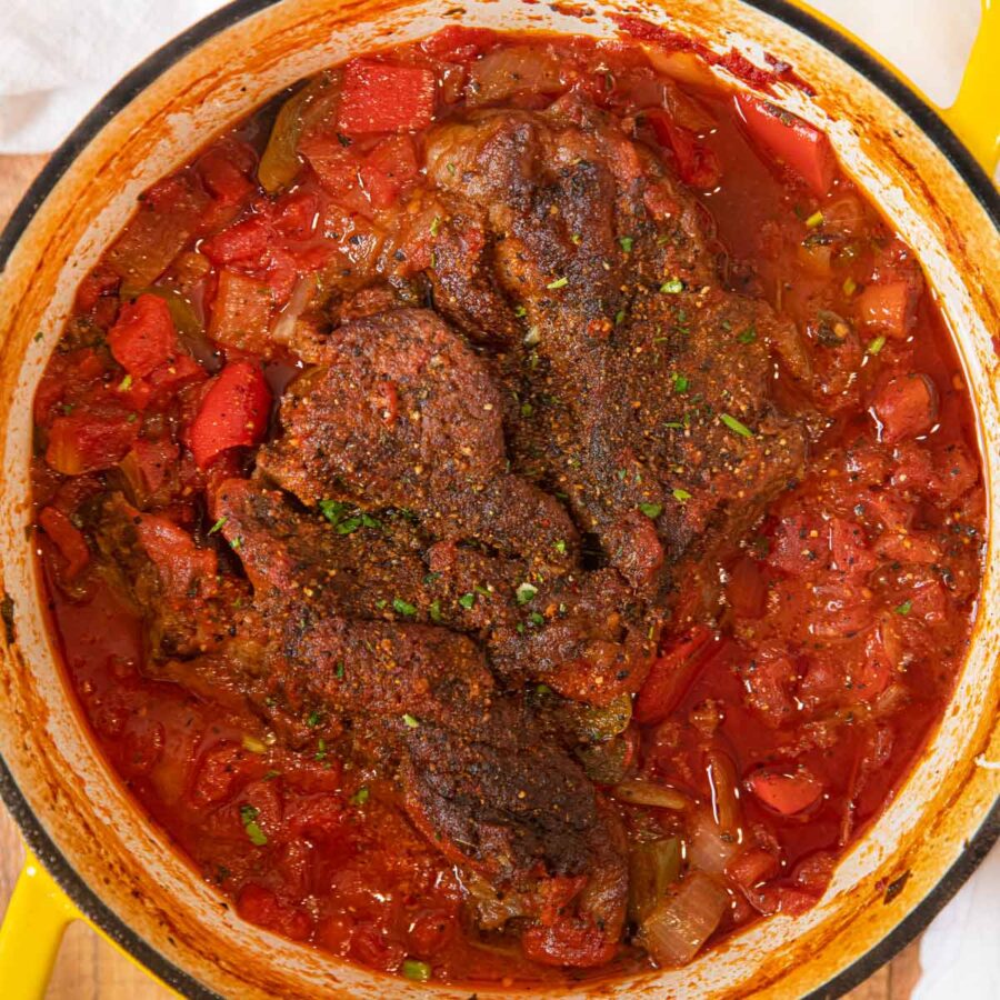 Mexican Pot Roast in pot