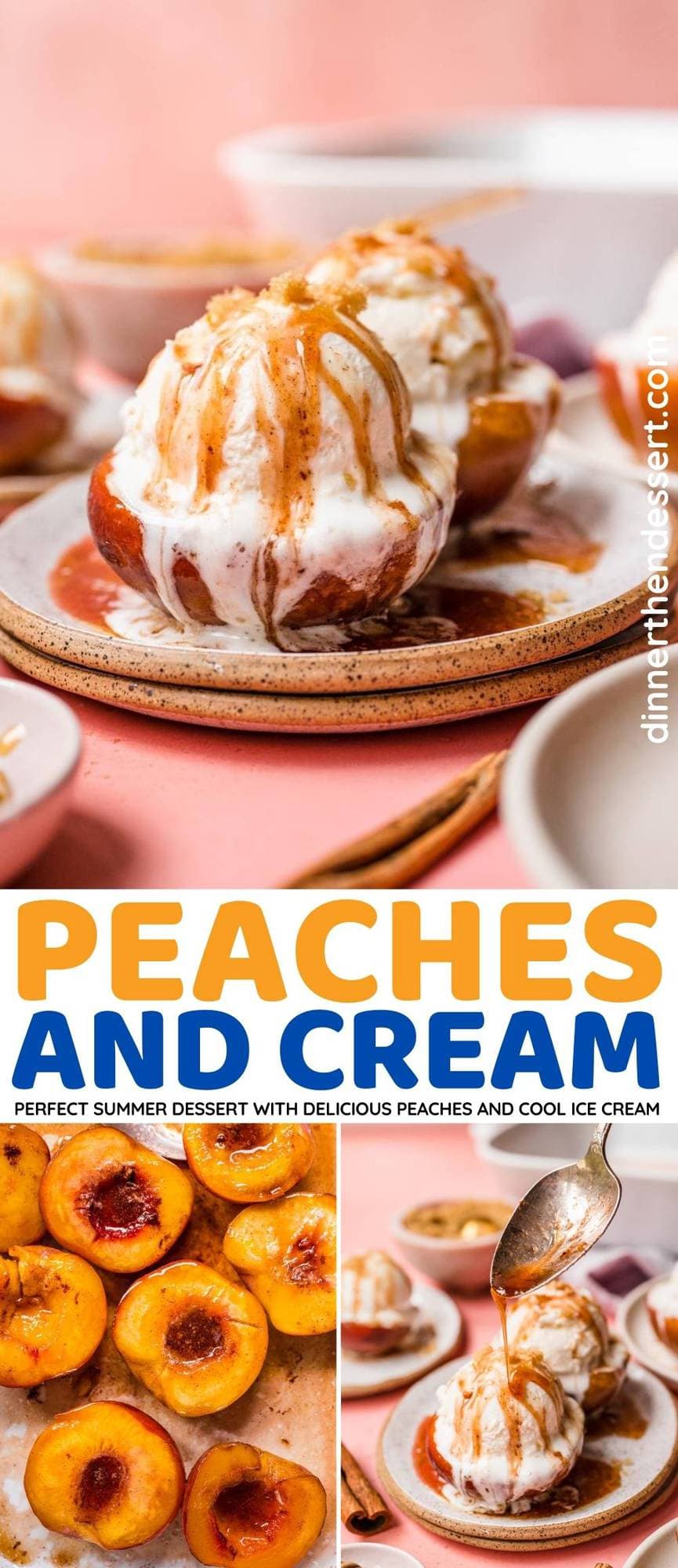 Peaches and Cream collage