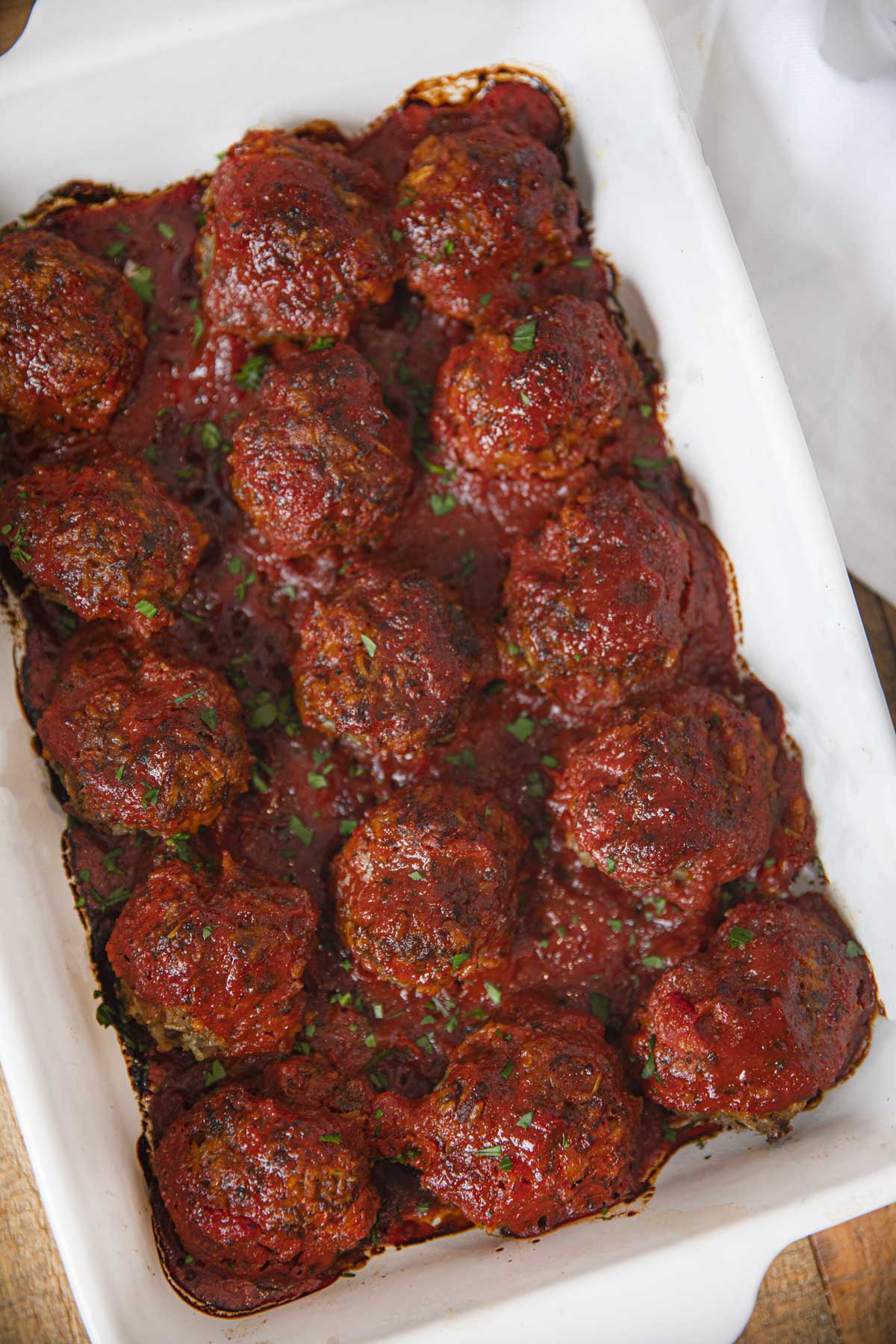 Porcupine Meatballs Recipe (mixed w/Rice) - Dinner, then Dessert