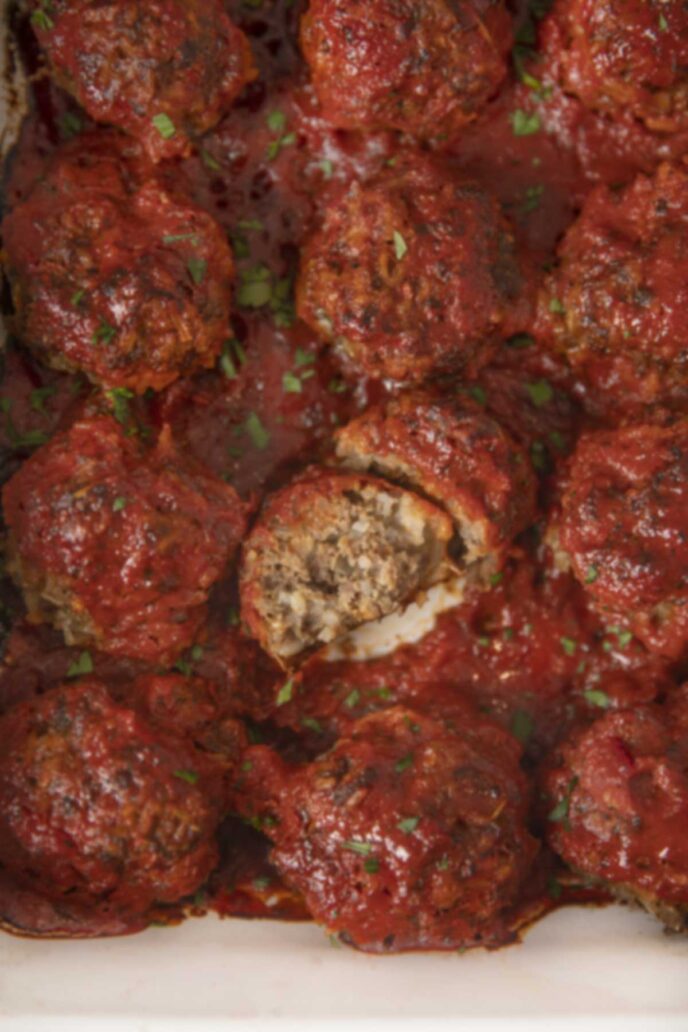 Simmered Porcupine Meatballs stuffed with rice