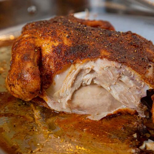 Slow Cooker Rotisserie Chicken Thighs Recipe - Dinner, Then Dessert