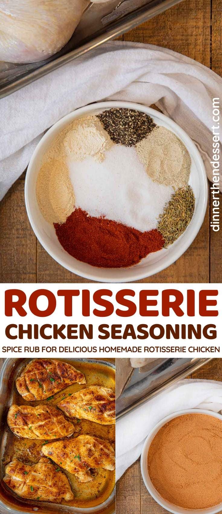 Rotisserie Chicken Seasoning Recipe - Dinner, then Dessert