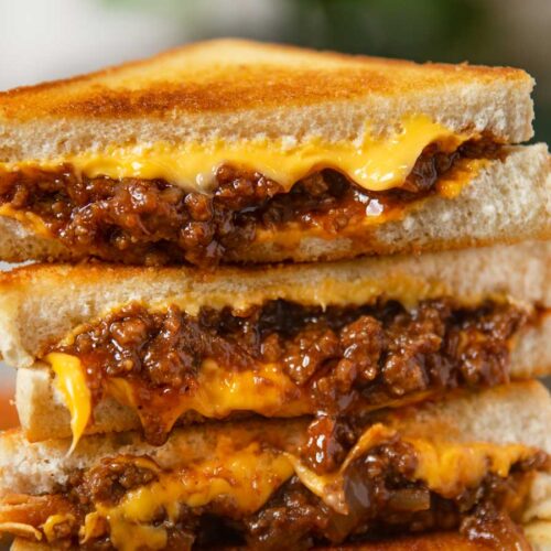 Sloppy Joe Grilled Cheese Recipe Dinner Then Dessert