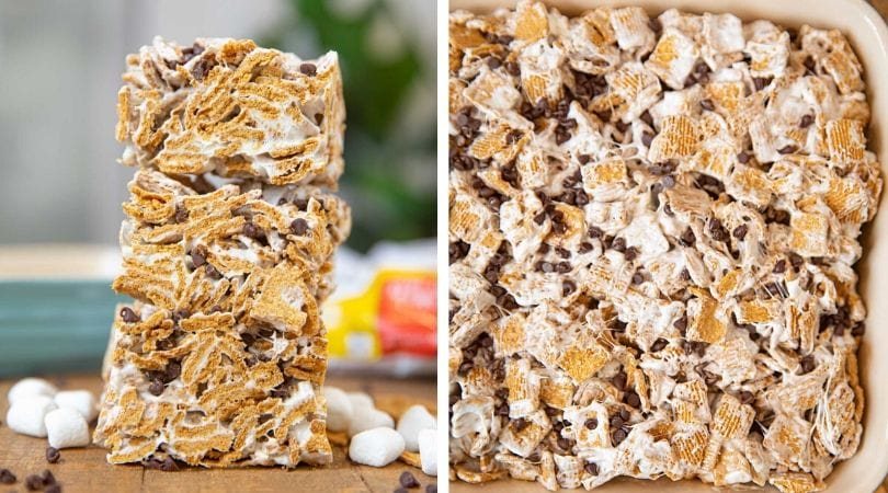 S'mores Cereal Bars Recipe (just 15 mins. & 4 ingr.) - Dinner, then Dessert