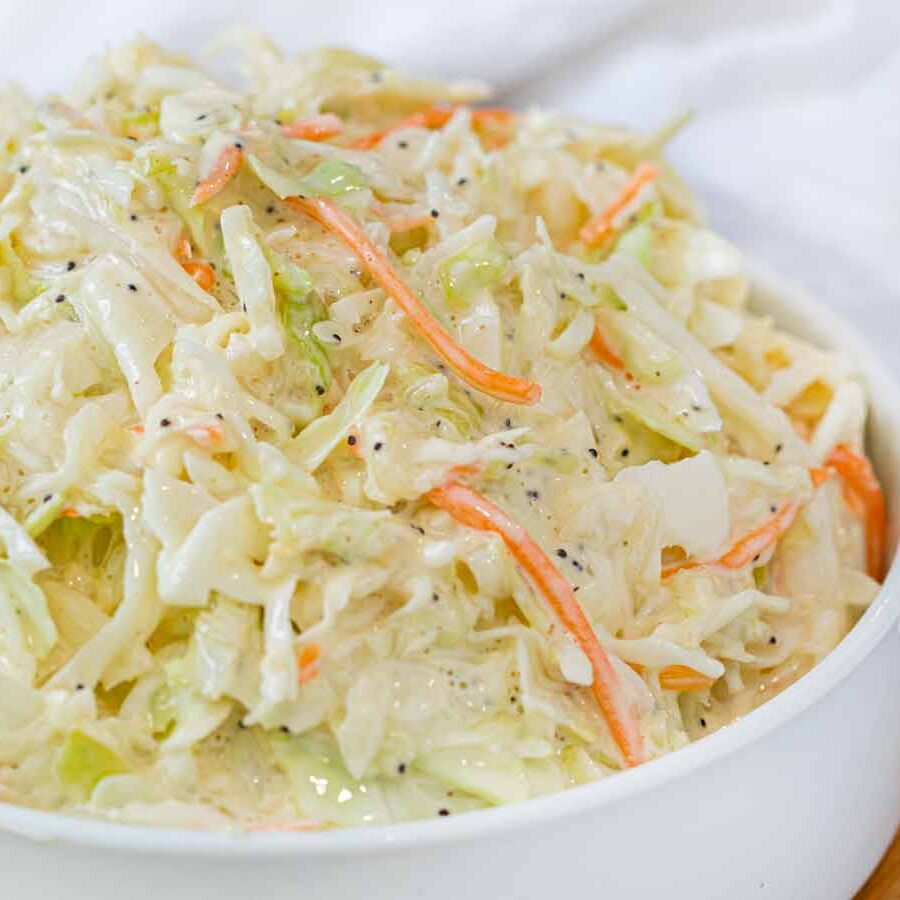 Sweet Coleslaw Recipe Dinner Then Dessert   Sweet Coleslaw 4x3 1 900x900 