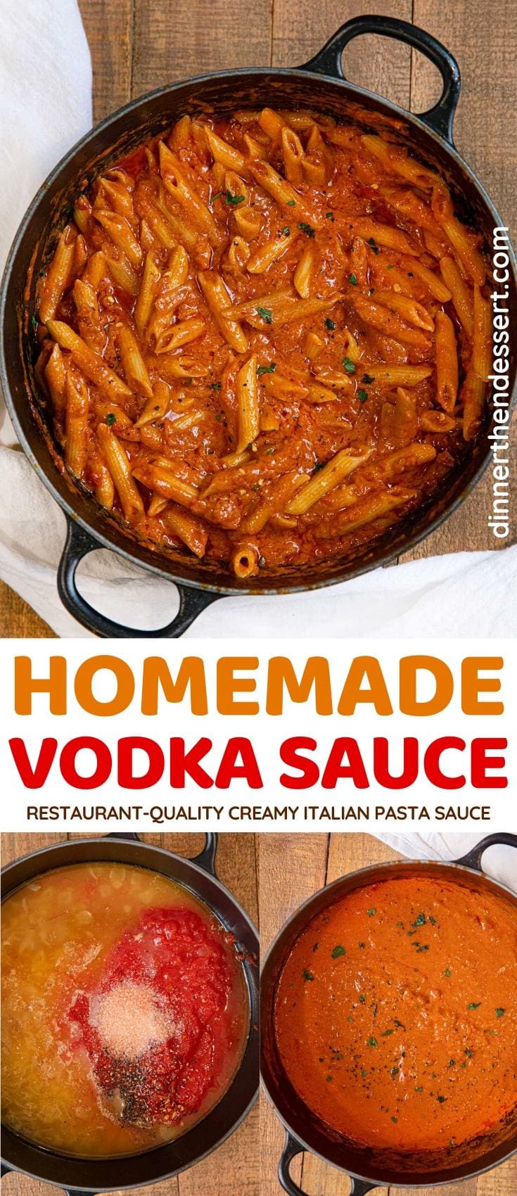 Vodka Sauce Recipe Dinner Then Dessert