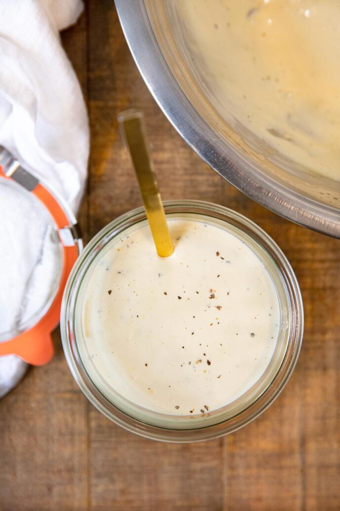 Alabama White Sauce in glass jar