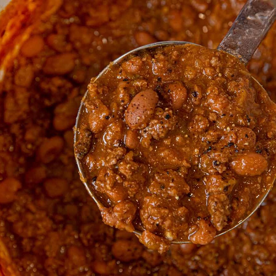 Beef and Beer Chili Recipe (Perfect for Game Day!) - Dinner, then Dessert