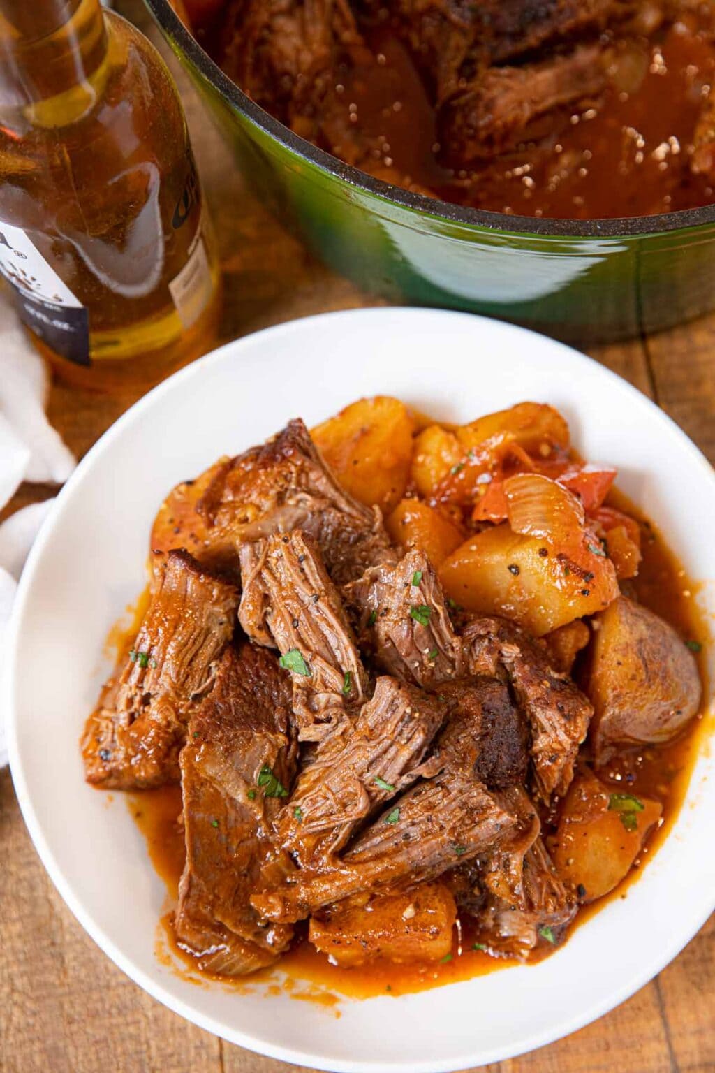 Beer Braised Pot Roast Recipe Dinner, then Dessert