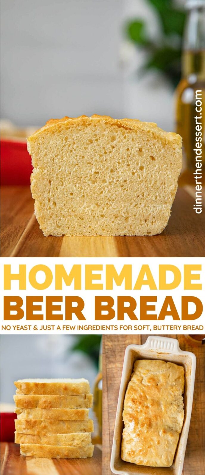 Homenade Beer Bread collage