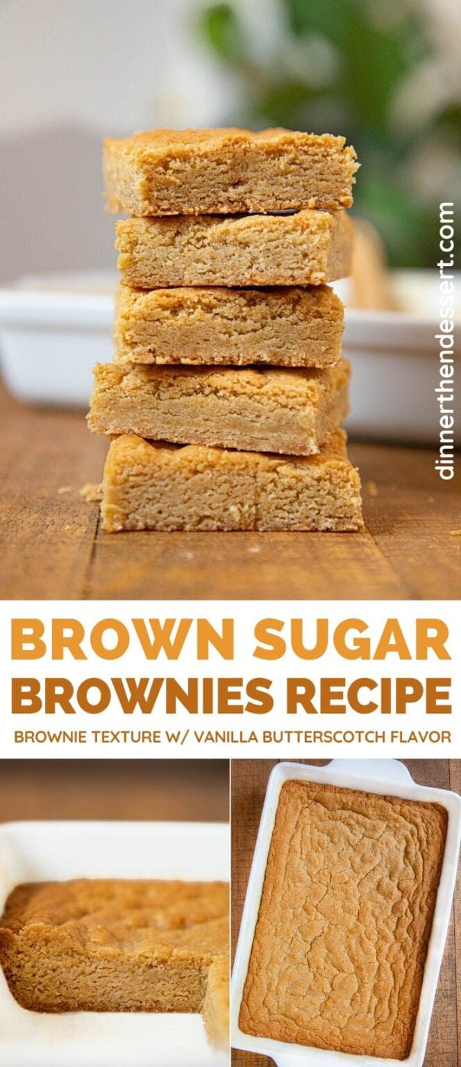 Brown Sugar Brownies Recipe (Chewy & Buttery!) Dinner, then Dessert