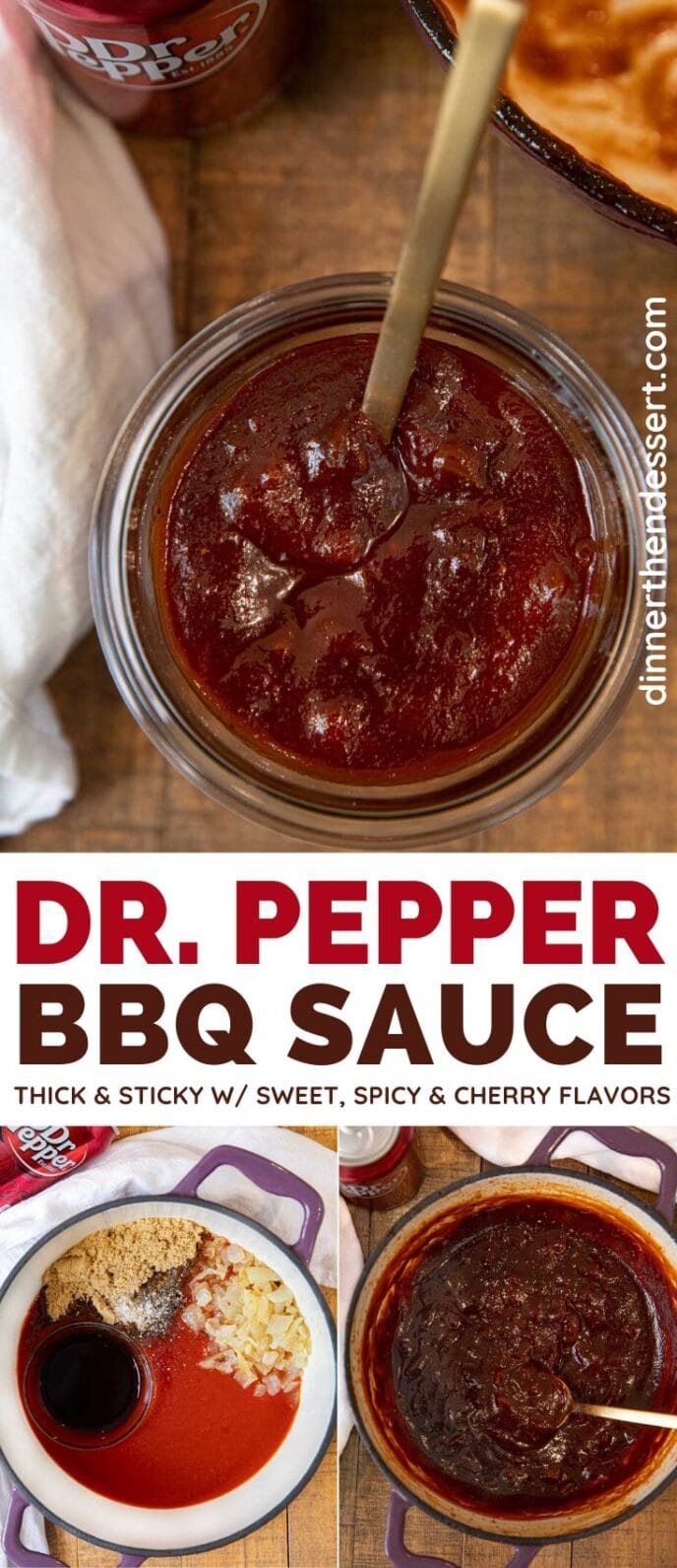 Easy Dr Pepper Bbq Sauce Recipe Dinner Then Dessert