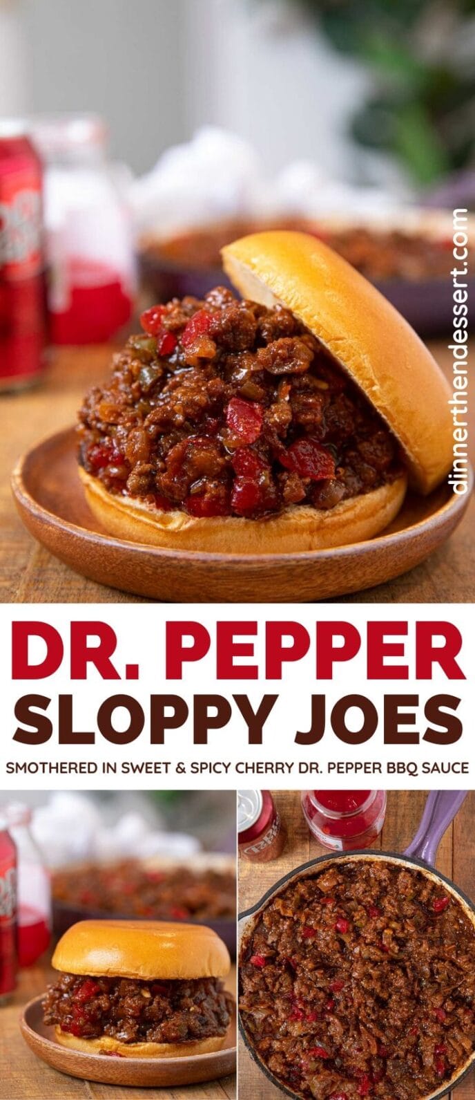 Dr Pepper Sloppy Joes collage