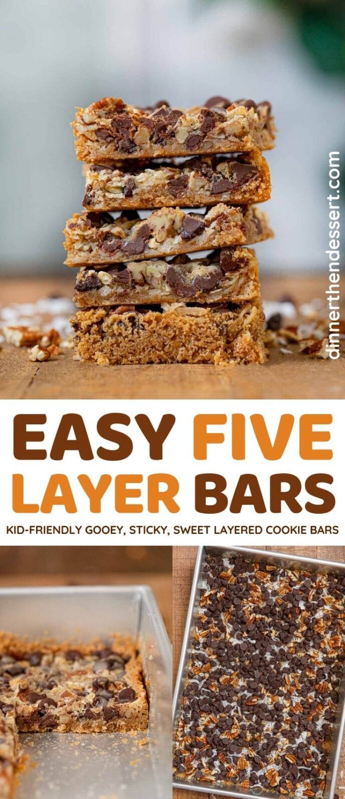 Easy Five Layer Bars collage