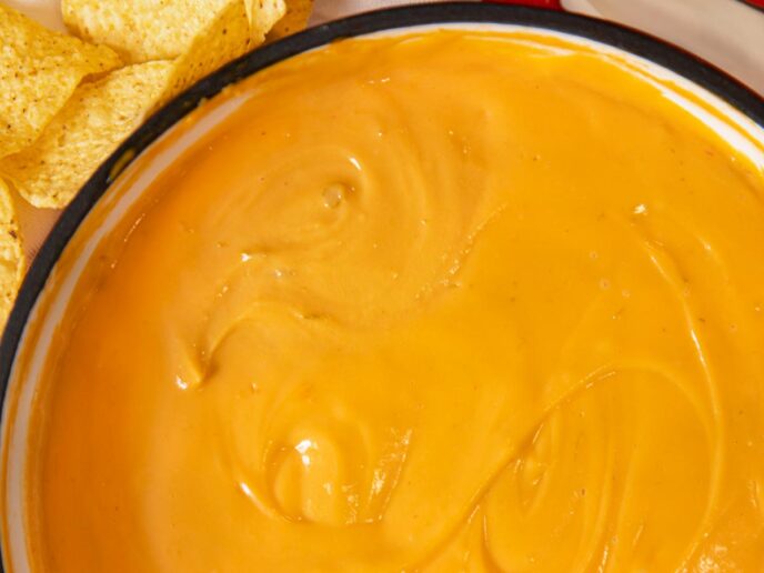 Nacho Cheese Sauce in pot