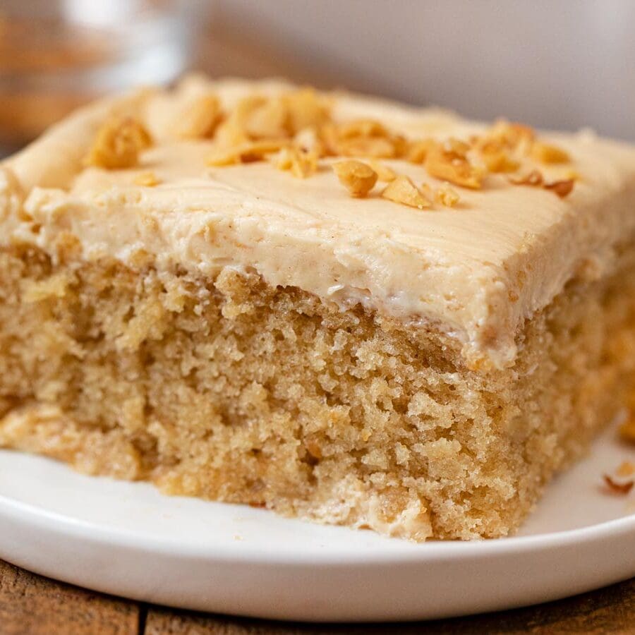Peanut Butter Sheet Cake Recipe (w/ PB Frosting!) Dinner, then Dessert