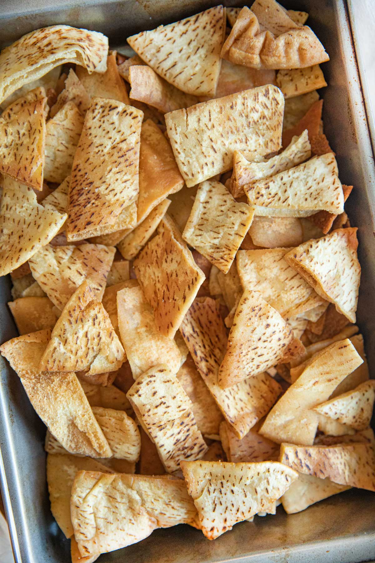 Easy Pita Chips Recipe (Quick & Homemade!) - Dinner, then Dessert