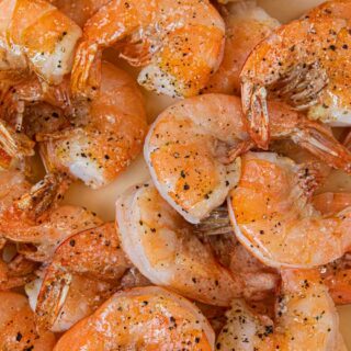 Roasted Shrimp in serving dish