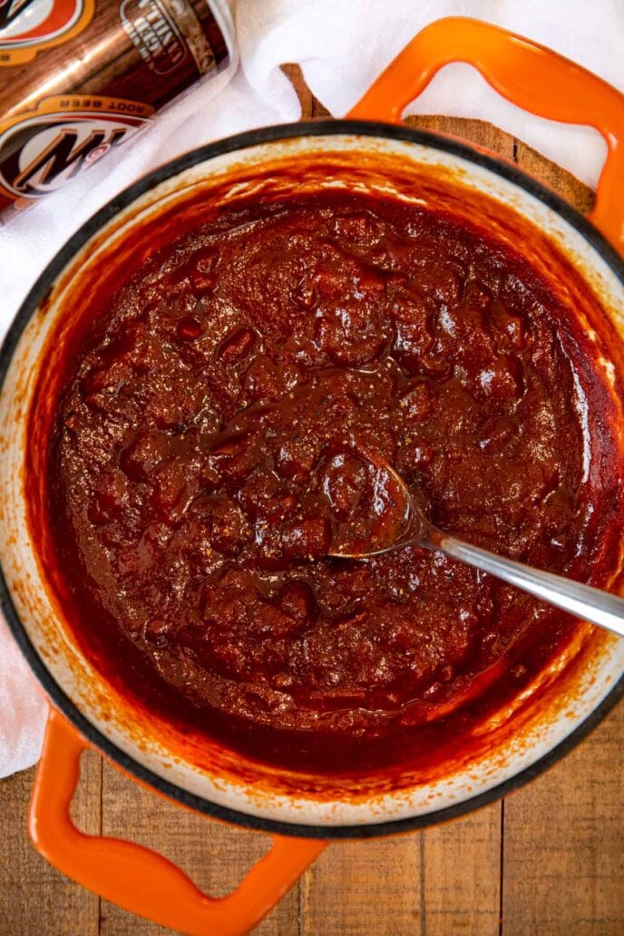 Root Beer BBQ Sauce Recipe (No Ketchup!) - Dinner, then Dessert