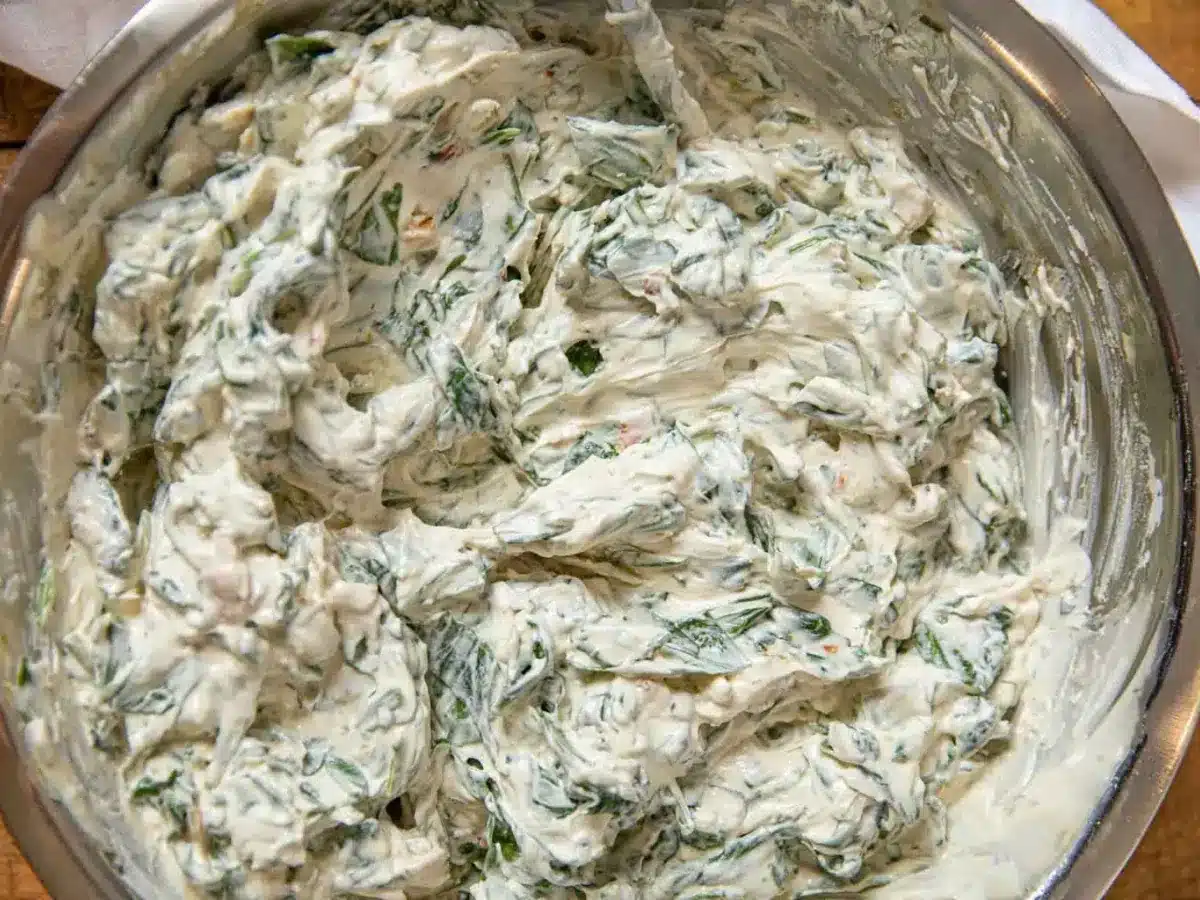 dip in mixing bowl 