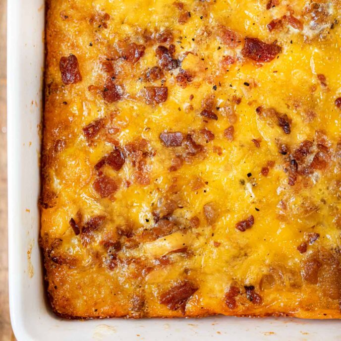 Tater Tot Casserole - Dinner, then Dessert