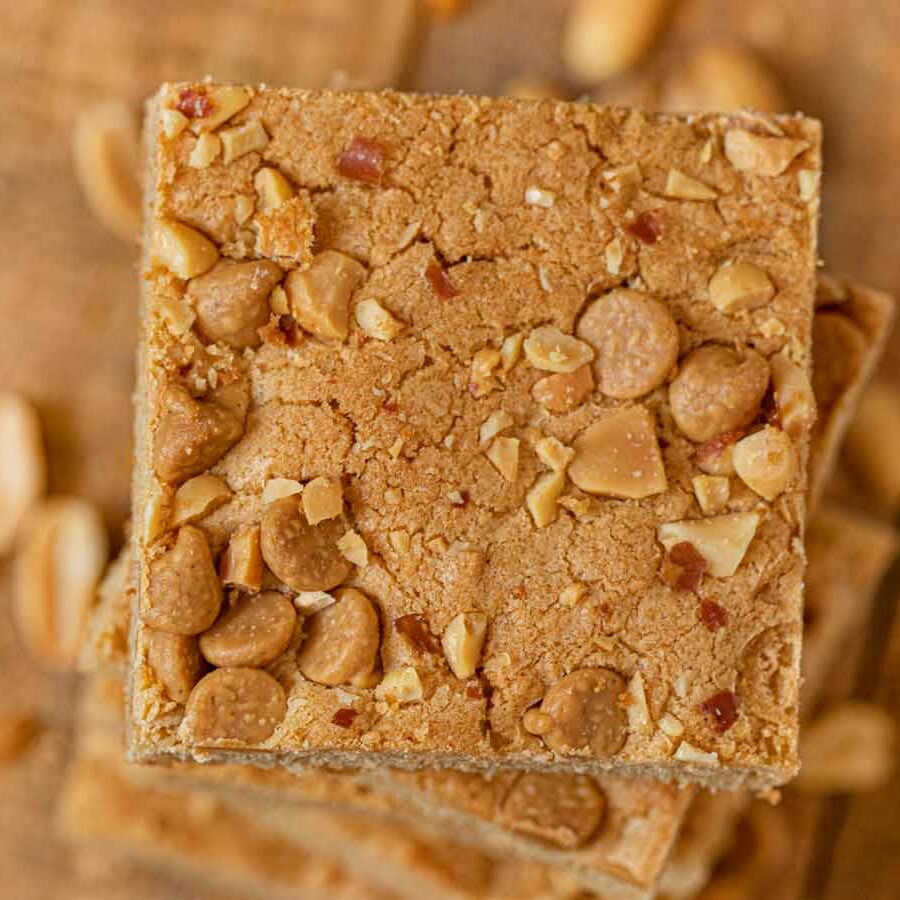 Ultimate Triple Peanut Blondies