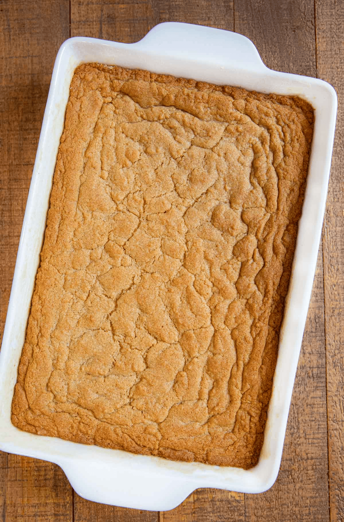 non-chocolate brownies in a pan