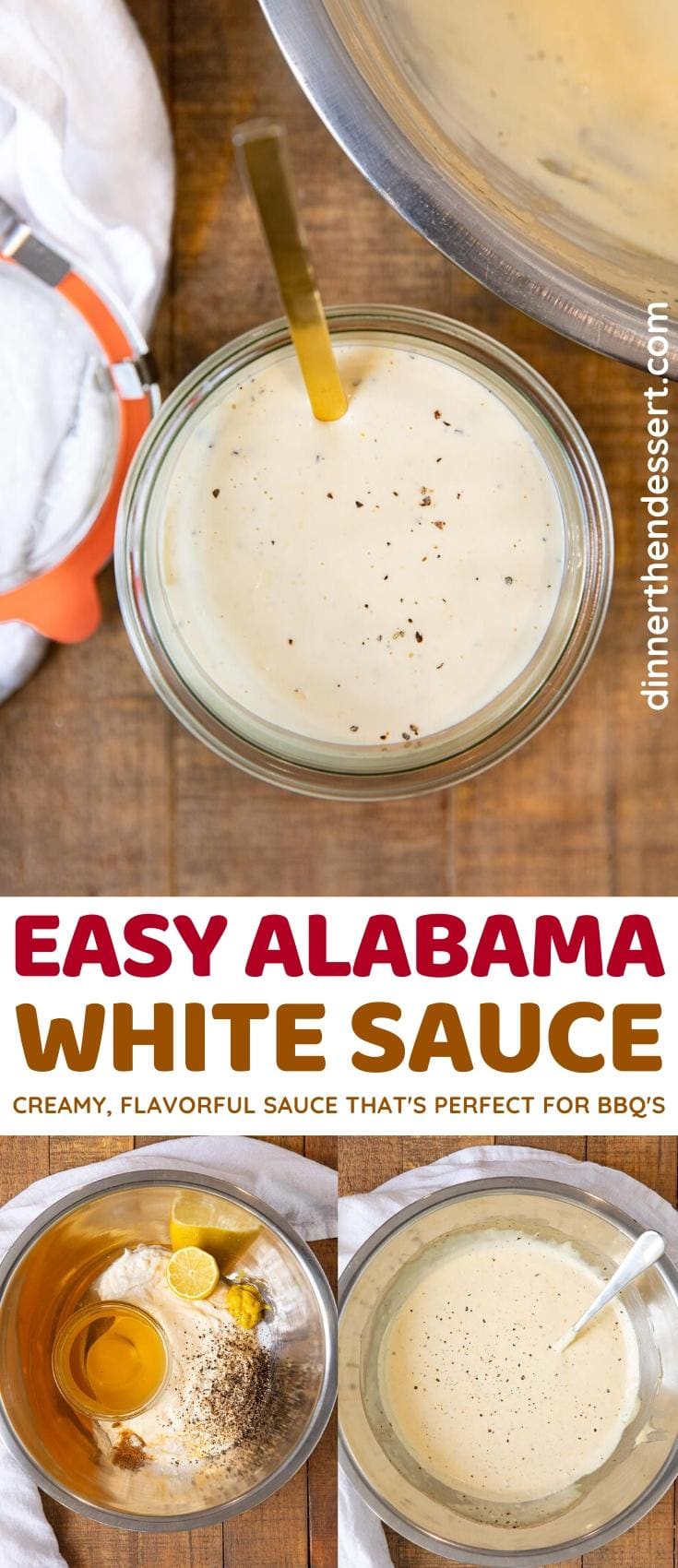 Alabama White Sauce Recipe No Cook Ready In 5 Dinner Then Dessert