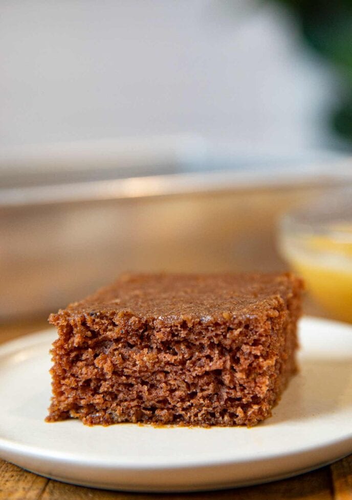 Applesauce Cake on plate