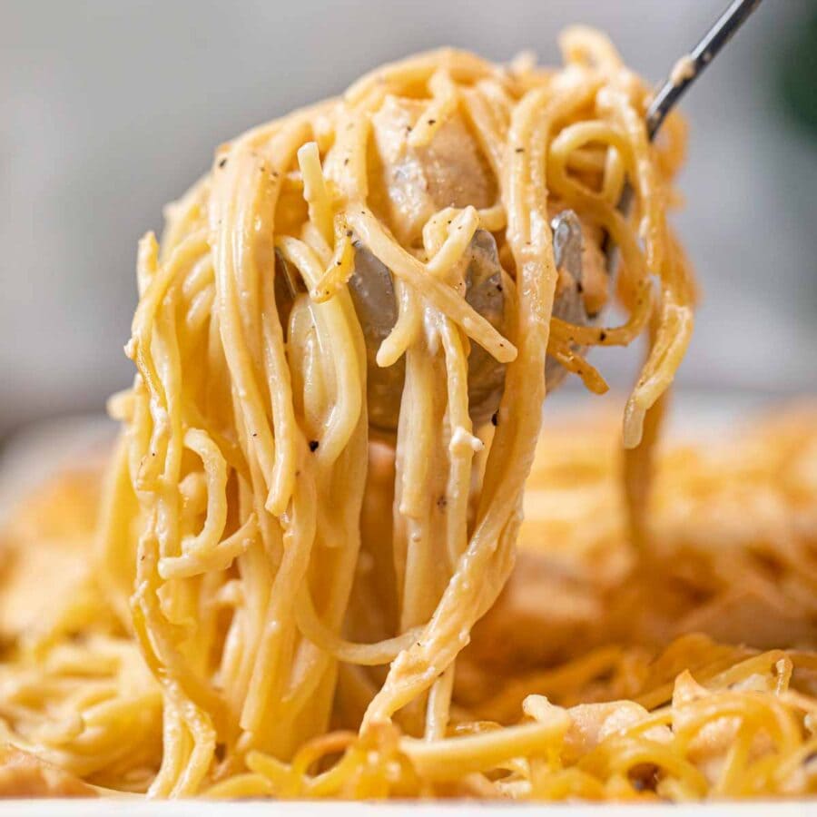 Easy Baked Chicken Spaghetti Recipe Dinner Then Dessert
