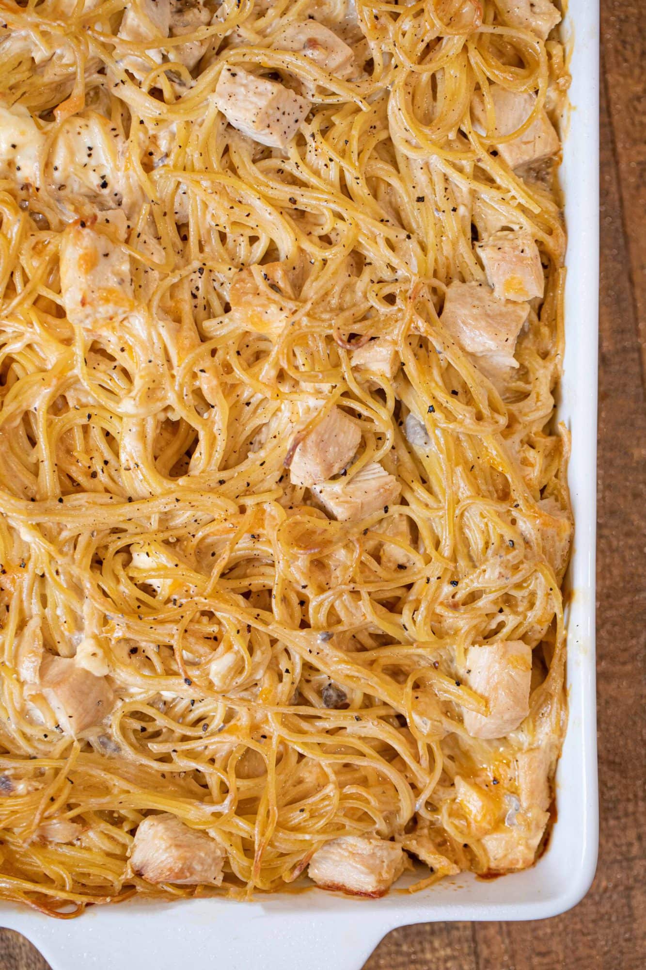 Easy Baked Chicken Spaghetti Recipe Dinner Then Dessert 1032