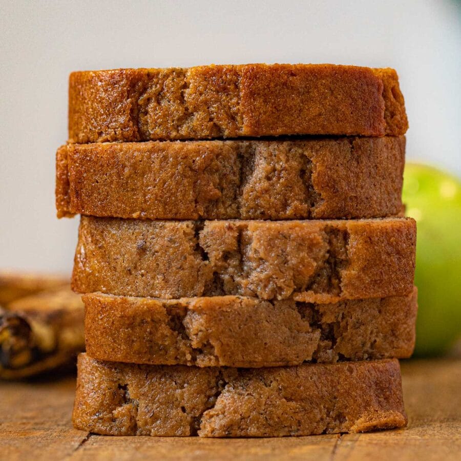 Easy Banana Applesauce Bread Recipe (No Mixer!) Dinner, then Dessert