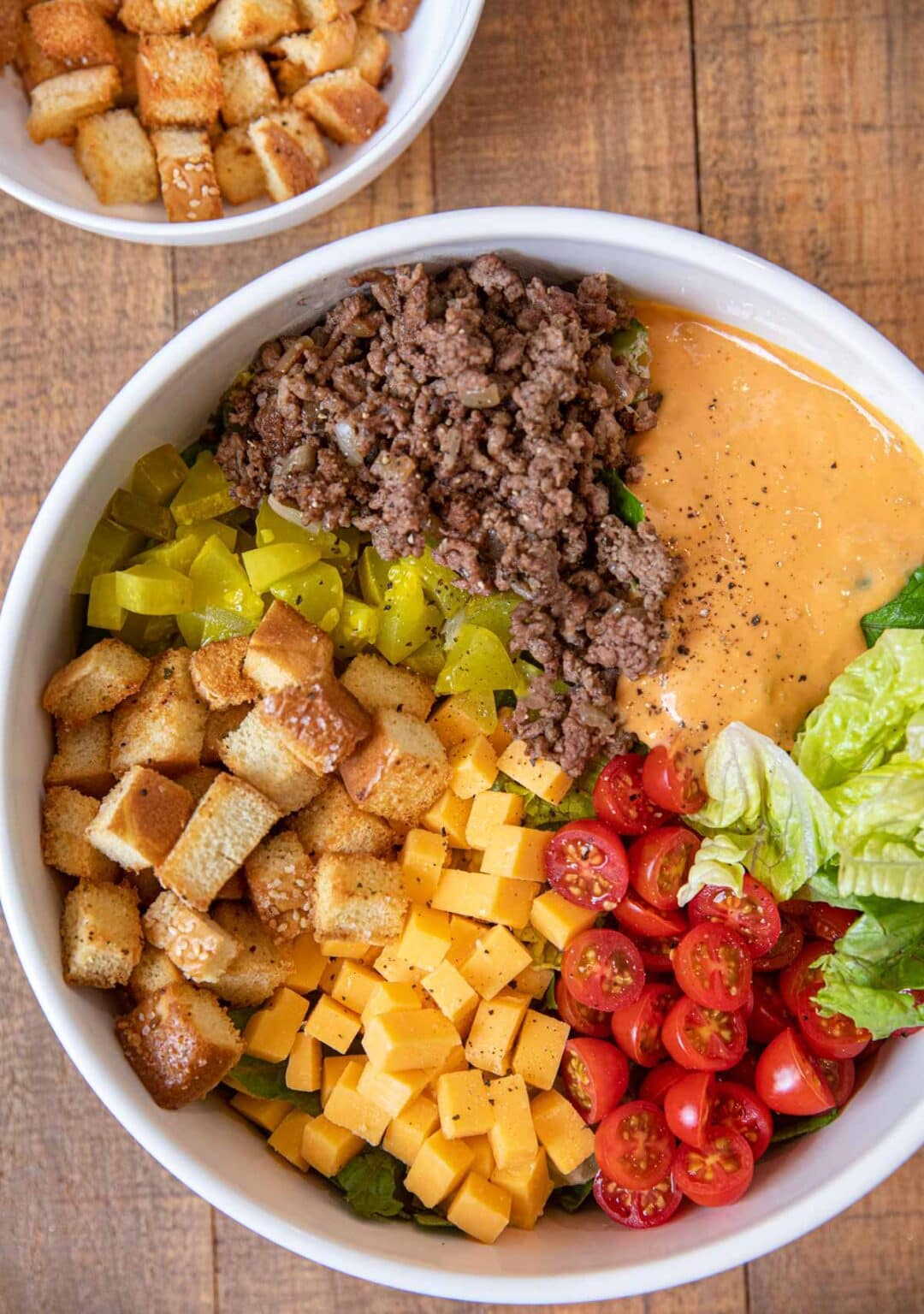 Big Mac Salad Recipe Dinner, then Dessert