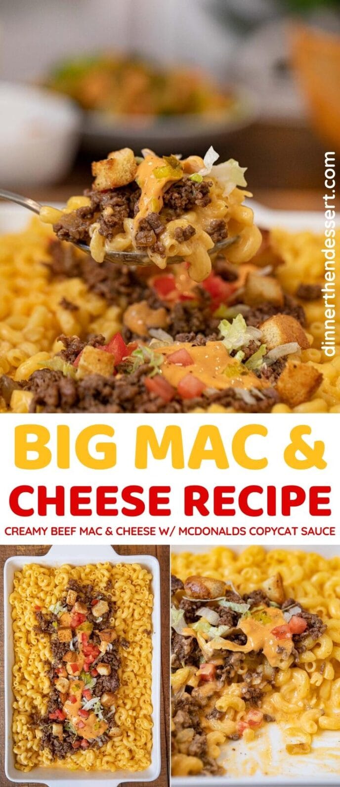 Big Mac and Cheese collage