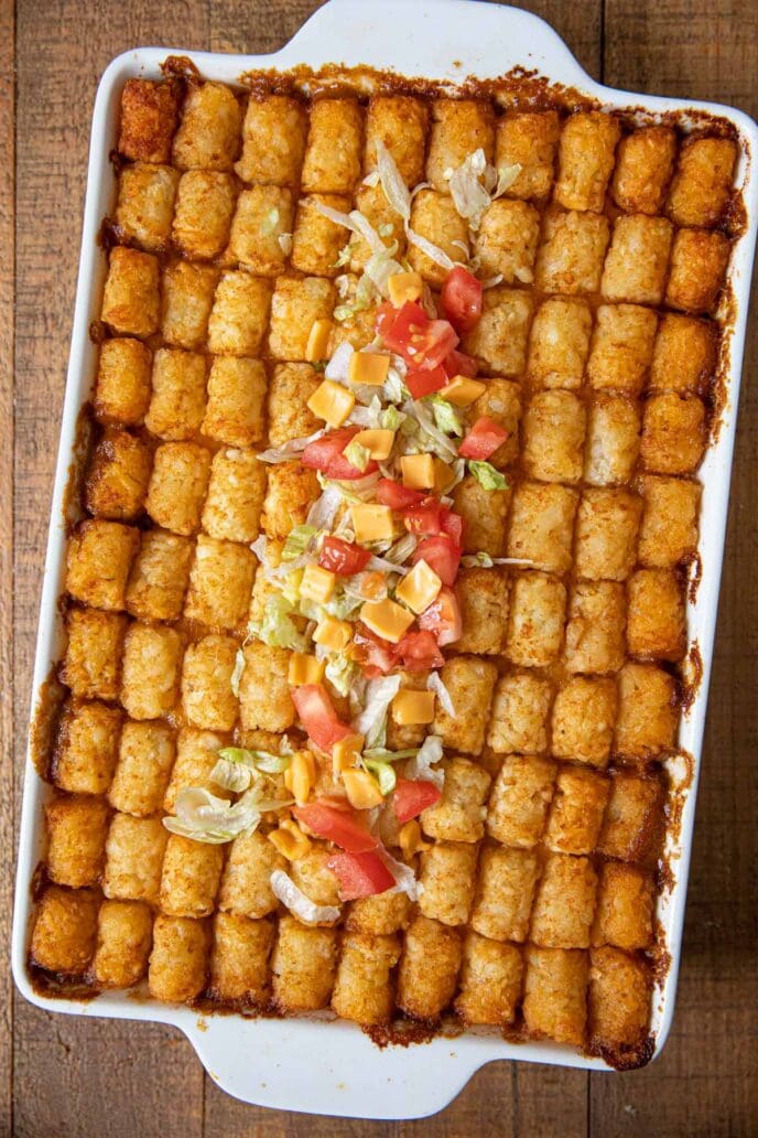 Easy Big Mac Tater Tot Casserole Recipe - Best Cheap Recipes