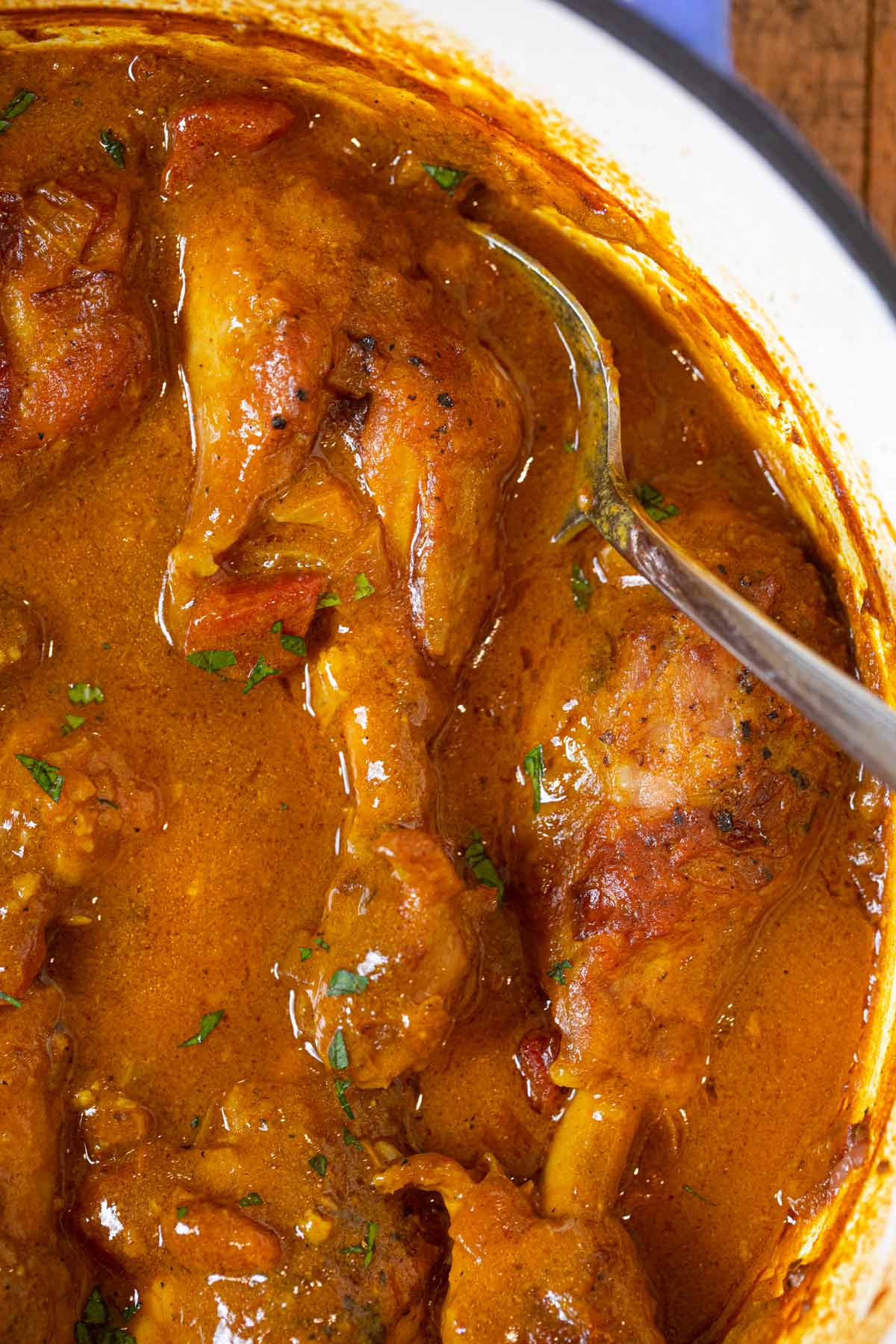 Curry Braised Chicken Legs Recipe - Dinner, then Dessert