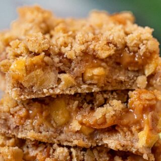 stacked slices of Apple Bars