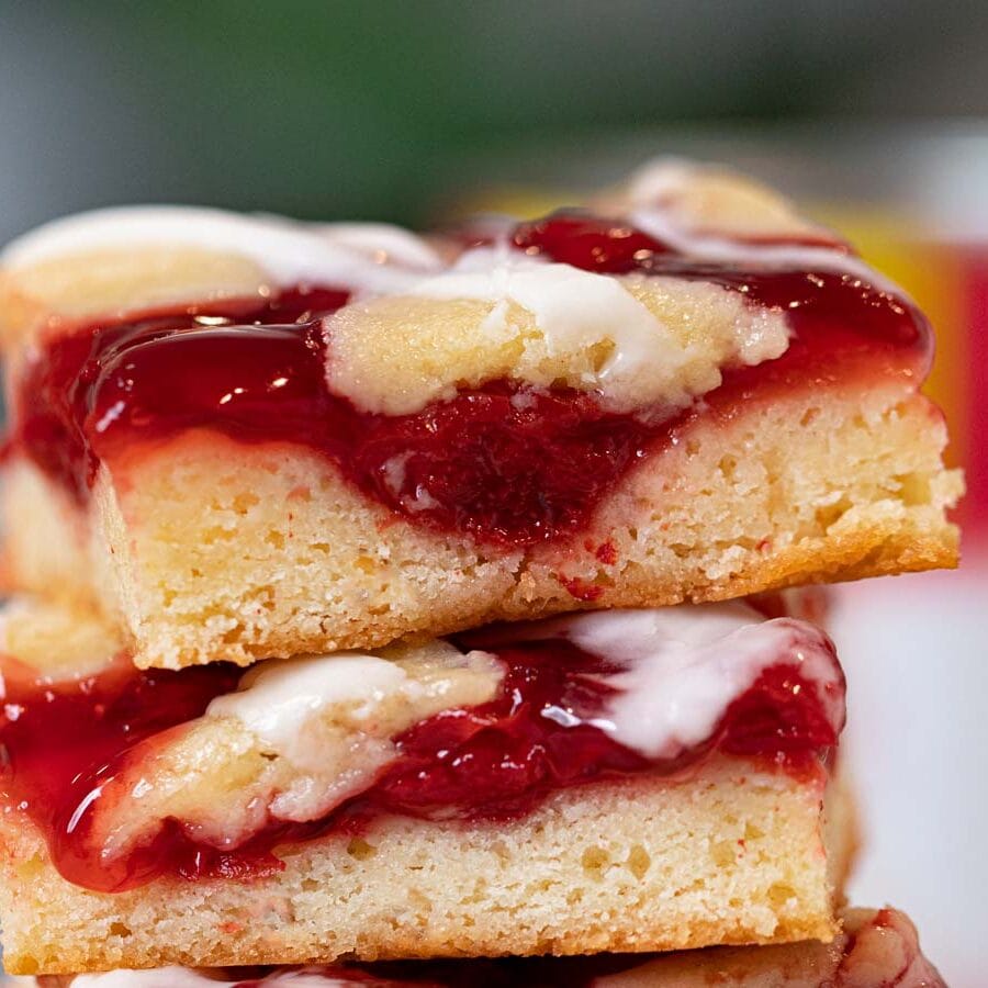 Easy Cherry Bars Recipe (Great for a Crowd!) Dinner, then Dessert