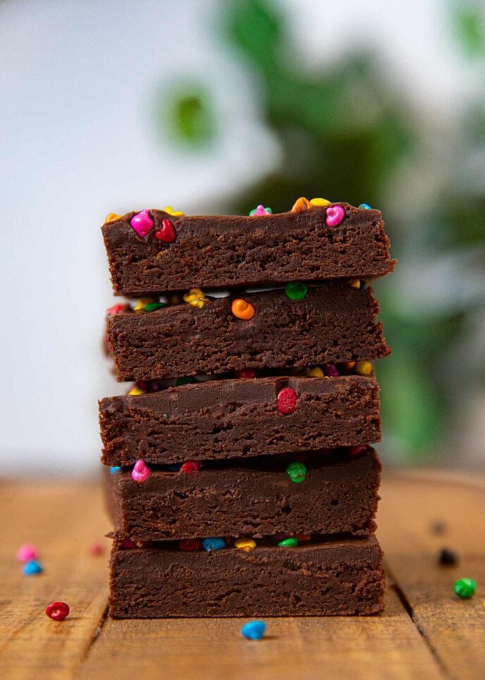 Ganache-Stuffed Cosmic Brownie Cookies