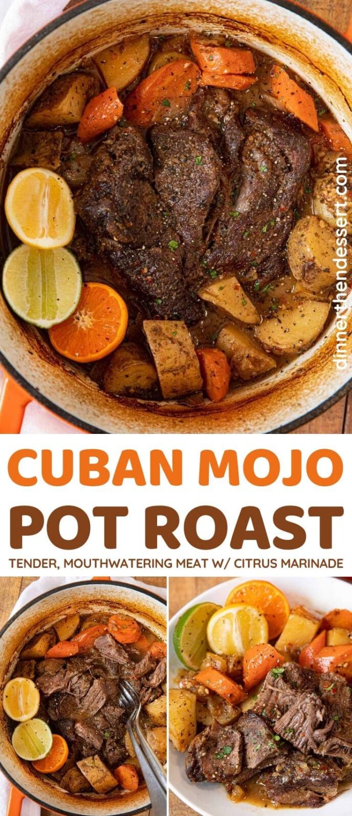 Cuban Mojo Pot Roast collage