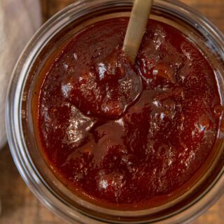 Dr. Pepper BBQ Sauce in jar