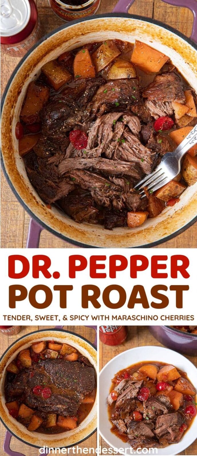 Dr. Pepper Pot Roast collage