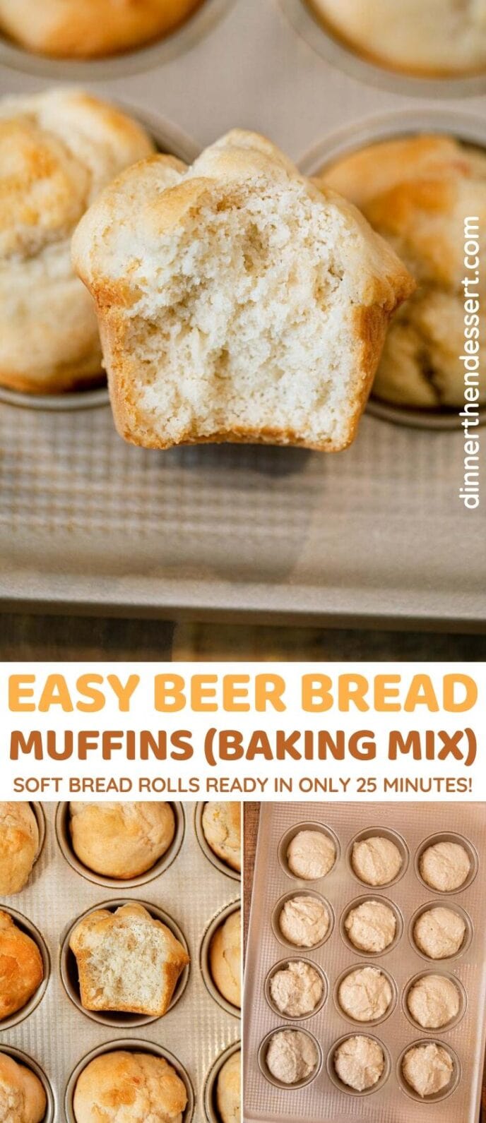 Beer Bread Muffins collage